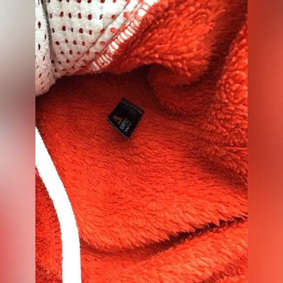 🏔Patagonia Re tool snap T fleece red pullover Red beige size M - Picture 7 of 11